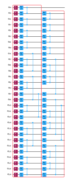 Quantum circuit diagram
